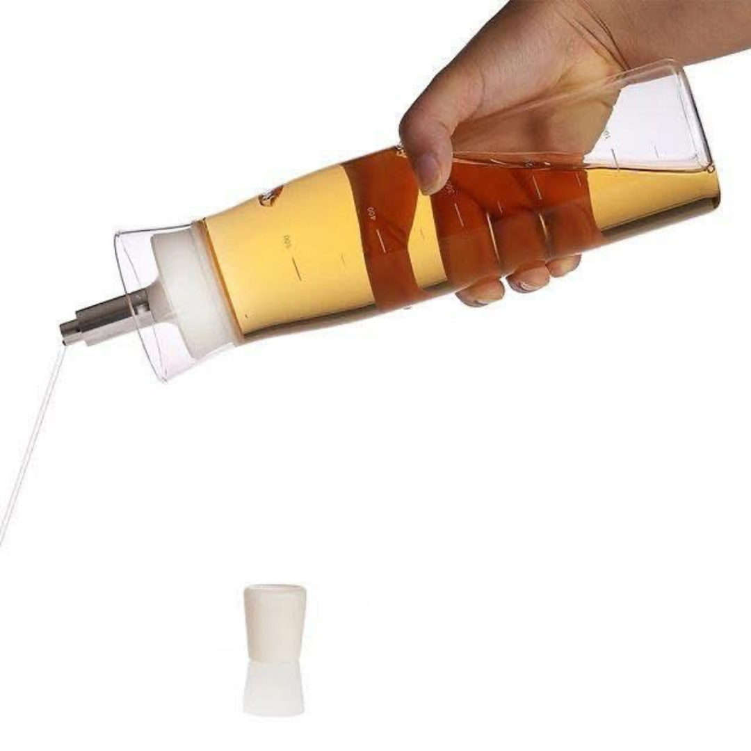 Dispensador De Aceite Y Vinagre De 500 ml De Vidrio