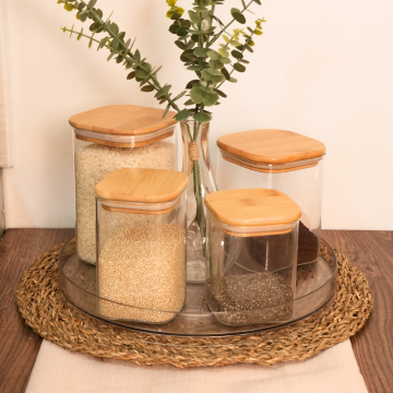 Bandeja Giratoria 360° Acrílica Redonda de 29 cm