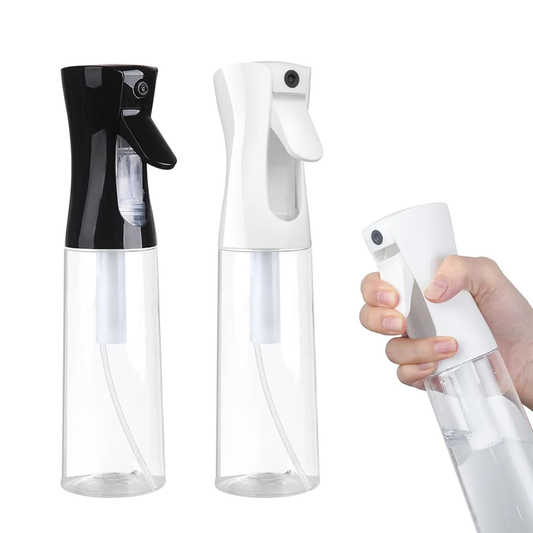 Pulverizador De Aceite De Plástico + Envase De Vidrio