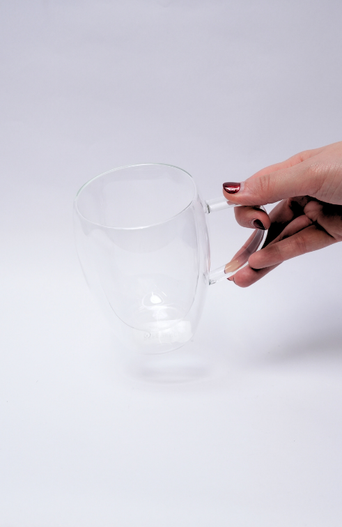 Pocillo de Vidrio Doble Pared 300ml