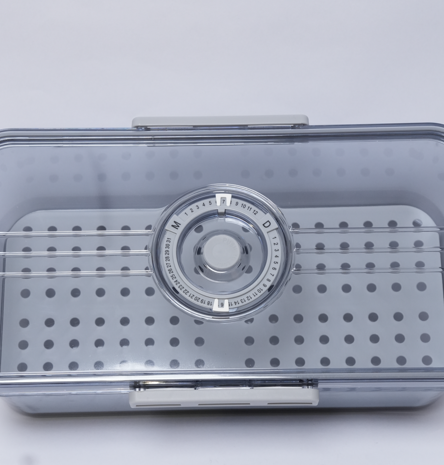 Organizador De Nevera de Policarbonato Mediano Con Base de Microperforado Interno