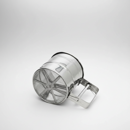 Tamizador/cernidor Manual Para Harina En Acero Inoxidable