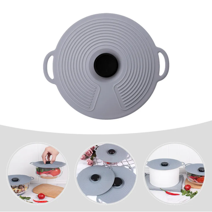 Tapa De Silicona Multifuncional Para Ollas Resistente Al Calor