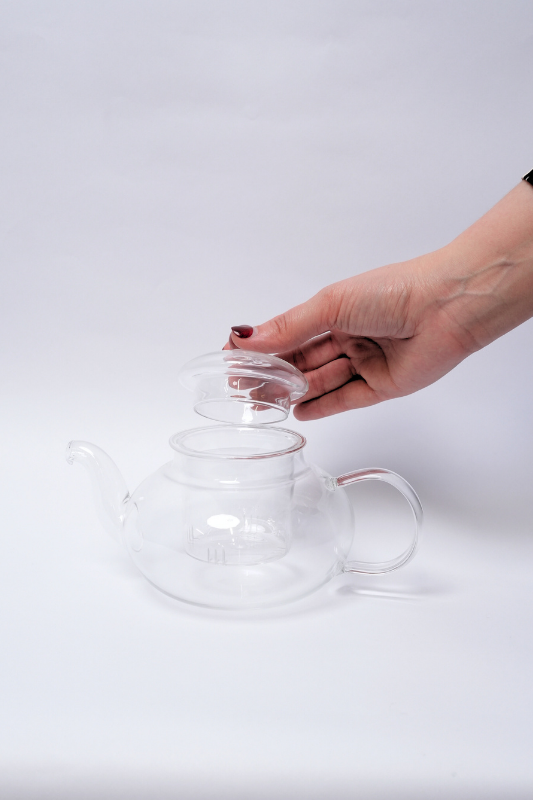 Tetera de Vidrio con Filtro de 600 ml