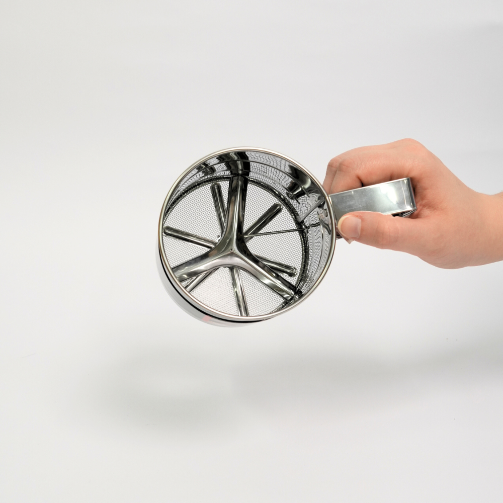Tamizador/cernidor Manual Para Harina En Acero Inoxidable