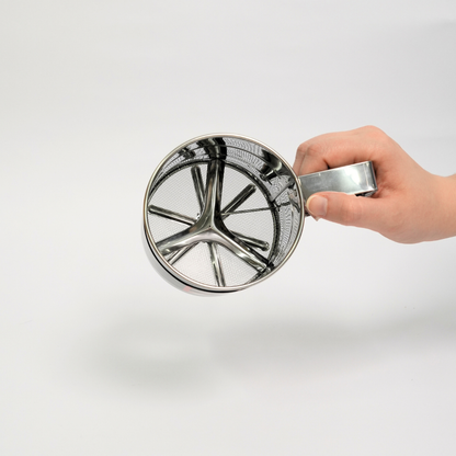 Tamizador/cernidor Manual Para Harina En Acero Inoxidable