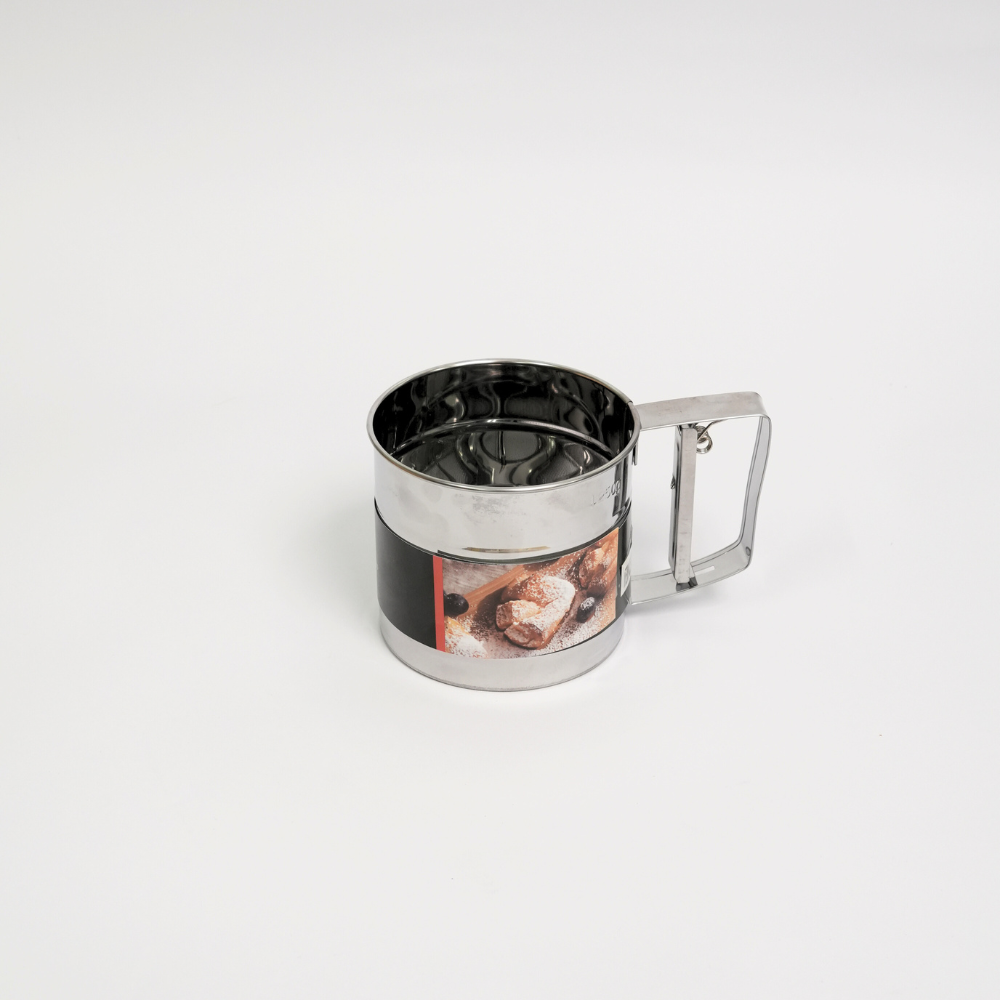 Tamizador/cernidor Manual Para Harina En Acero Inoxidable