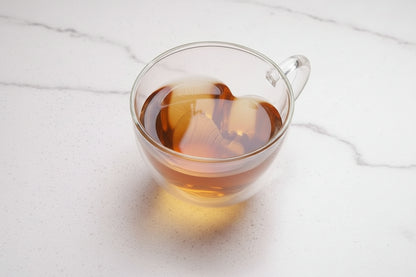 Pocillo de Vidrio Corazón Doble Pared 200ml