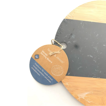 Tabla de queso de marmol