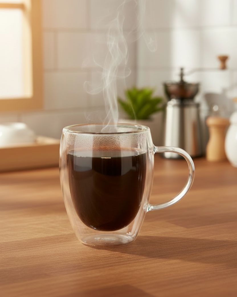 Pocillo de Vidrio Doble Pared 300ml