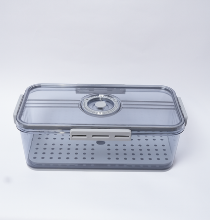 Organizador De Nevera de Policarbonato Mediano Con Base de Microperforado Interno