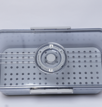 Organizador De Nevera de Policarbonato Mediano Con Base de Microperforado Interno