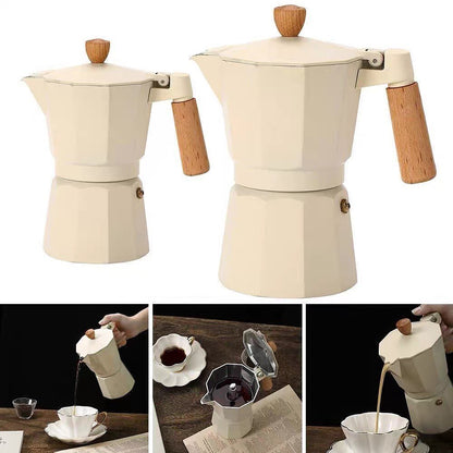 Cafetera Expreso Tipo Italiana Para 9 Tazas De Aluminio