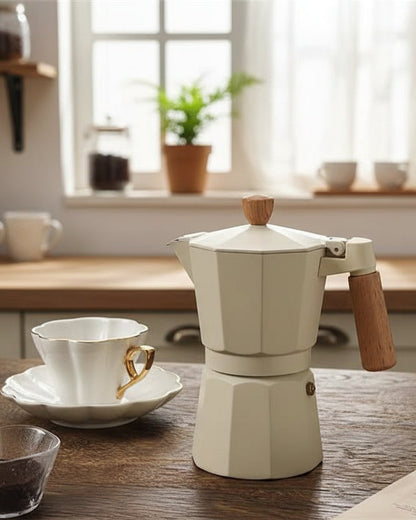 Cafetera Expreso Tipo Italiana Para 9 Tazas De Aluminio